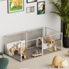 Small Pet Animal Acrylic Play Pen Run Guinea Pig Hamster Gerbil Mouse Enclosure