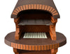 Masonry BBQ barbecue garden grill fireplace wood and charcoal cooking massive