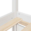 Solid Pine Wood Bed with Drawers and White , 160 x 200 , Bedroom Y9L8