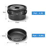 Portable Camping Cooking Cookware Set Aluminium Oxide Pots Pans Kettle 9-16Pcs