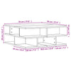 Coffee Table Black 70x70x29 cm Engineered Wood