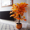 Maple Acer Artificial Tree Orange Yellow Autumn Colours Large 125cm
