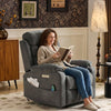 Electric Recliner Chair Sofa Massage Armchair with Cup Holder/Wireless Charging