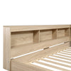 Wooden Storage Bed Frame With Slats and Shelves 4ft6 Double for Kids, Teenagers
