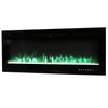 50" Electric LED Fireplace Wall Inset Fire Wall Mounted Heater Digital 9 Colours