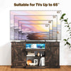 COSTWAY TV Cabinet for TVs up to 68” 59” Media Console Table-Clarks