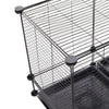 Portable Pet Dog Puppy Metal Training Cage Crate Metal Wire Cages 1 Door w/ Tray