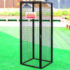 70x70x180cm Black Galvanised Gas Bottle Cage Collapsible Cylinder Bottle Storage