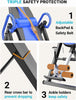 300LBS Foldable Gravity Inversion Table Neck Back Fitness Inverter Blue