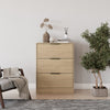 60/80cm Chest of 3 Drawers Compact Storage Bedside Cabinet Bedroom Furniture