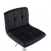 Neo 2x Chrome & Height Adjust Swivel Faux Leather Kitchen Breakfast Bar Stool