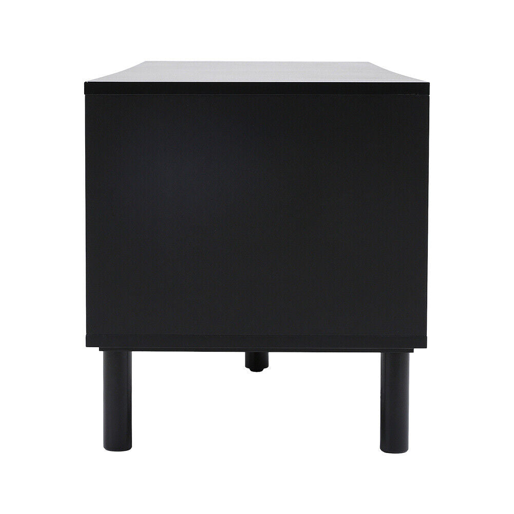 120cm Sliding Door Stand Cabinet Cupboard Media Entertainment Storage Table