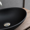 Countertop Basin Bathroom Sink Ceramic Oval Washbasin Sink Vessel