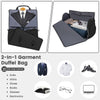 Carry-on Garment Bag Convertible Duffel Bag 2-in-1 Hanging Suit Travel Bag