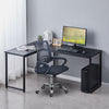 Computer Desk Office Study Workstation Metal Legs Home Corner Table Stand MDF