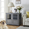 Furniture Style Dog Crate, Puppy Cage End Table, Pet Kennel House with Doors