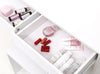 Dressing Table Bedroom Makeup Vanity Desk Set with Mirror Drawer Storage Shelves