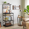 Microwave Oven Stand with Storage Shelves Kitchen Baker's Rack, Industrial
