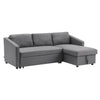 Big Sale Modern 3 Seater Corner Sofa Bed w/Storage Couch Settee Sofabed L Shaped