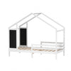 Treehouse Single Bed Frame 3FT Kids Sleeper Wooden House Low Childs Canopy Bed