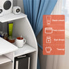 PC Computer Table Desk Workstation Home Office or Bedroom Gaming with Doors UK