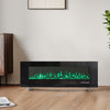Electric 50/60/72" Insert/Wall Mounted LED Fireplace Inset Into Fire Freestand