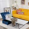 2-in-1 Convertible Sofa Bed Folding Ottoman Sleeper Space Saving Couch Lounger