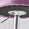 Set of 2/4/6 Velvet Bar Stools for Breakfast Kitchen Comtemporary Barstool Chair