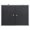 Large 2 Door Lockable Workshop Garage Tools Storage Cabinet Tool Chest Box Metal