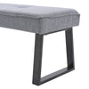 Linen Dining Bench Bedroom Bed End Stool Bedside Seat Hallway Shoe Changing Rest
