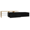 TV Unit Modern Living Room Cabinet Media Stand Furntiure RGB LED Light Black