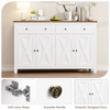 Sideboard Kitchen Storage Cabinet 4 Door 2 Drawer Large Unit Living Dining Rooms