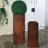 L/XL/XXL Cube Steel Garden Planter Patio Box Flowers Plant Pot Trough Raised Bed