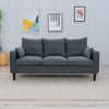 Modern L-Shaped Corner Sofa 2 3 Seater Armchair Couch With Footstool