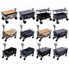 Heavy Duty Foldable Camping Outdoor Garden Trolley Cart Wagon Truck Wheelbarrow