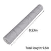 Thick Stripe Curve Line Wall Paper 3D Silver Grey Textured Wallpaper Roll 9.5m