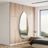 Large Frameless Tear Drop Wall Mirror - 63" X 24" 160 x 60cm MirrorOutlet