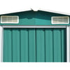 12x10ft Shed Storage Garden Shed Metal Steel Garden Storage Tool Shed With Base