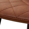 2X Bar Stools Fabric/Faux Leather Pub Chairs Breakfast Kitchen Metal Leg Modern