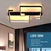 LED Ceiling Light Geometry Square Dimmable Ceiling Lamp 3000K-6500K Living Room