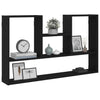Wall Shelf Black Oak 99x15x60 cm Engineered Wood