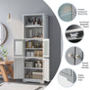 Freestanding Bathroom Storage Cabinet Kitchen Pantry Cupboard w/Shelves