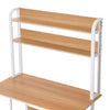 Computer Desk Laptop Writing Study Desk Home Office Workstation with Shelves