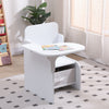2 in 1 Children Chair Desk with Storage Bin Arts Craft Snack Toddler Kids Mysize