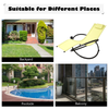 Portable Zero-Gravity Rocking Lounge Chair Recliner Folding Garden Patio Lounger