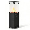 Outdoor Gas Patio Heater - 13kW Powerful Standing Propane Heater with Wheels