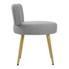 Occasional Linen Dressing Table Makeup Vanity Chair Cushiony Seat Kids Low Stool