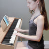 Glarry 88 keys Bluetooth Digital Piano Weighted E-Piano +Stand Pedals Headphone
