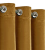 Thick Heavy Velvet Curtains Eyelet Ring Top Fully Lined PAIR of Ready Made Panel