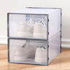 12PCS Stackable Shoe Box Clear Footwear Case Foldable Sneaker Storage Organiser